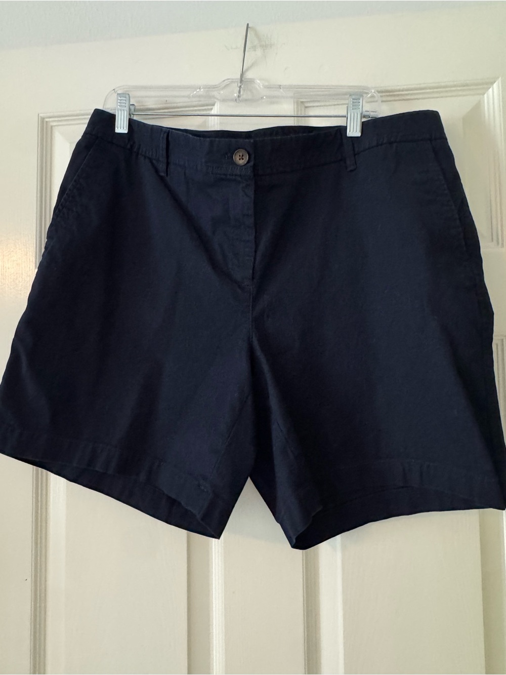 Talbots Relaxed Chino Short 7” in Navy